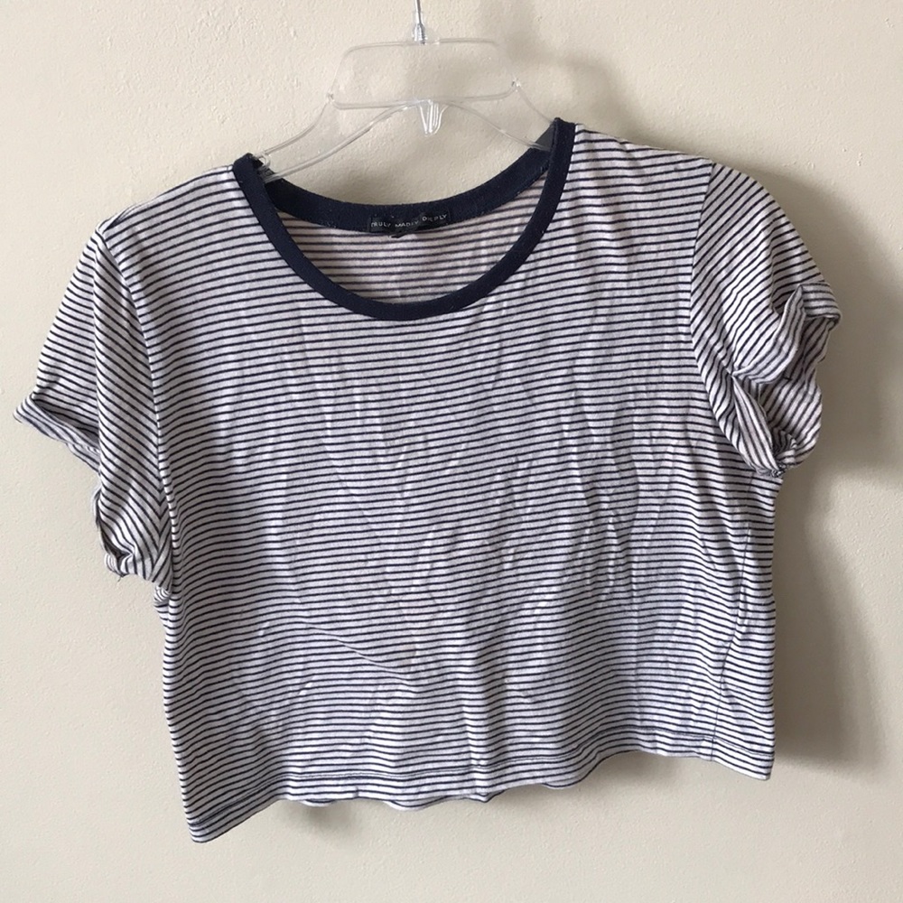 Stripped Crop Top